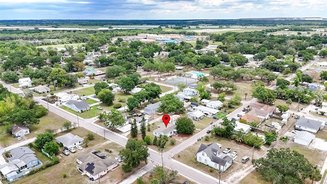 aerial view of residential area