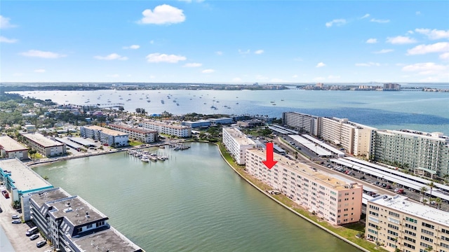 6025 Shore Blvd S Unit 409, Gulfport, FL 33707 - view of urban area with a large body of water and a notable bridge