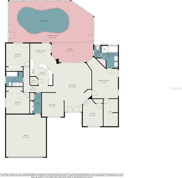 14042 Marlberry Way, Odessa, FL 33556 - floor plan / room layout