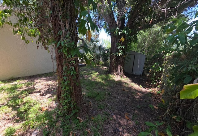 4607 N 35th St, Tampa, FL 33610 - view of yard with a shed and an outdoor structure