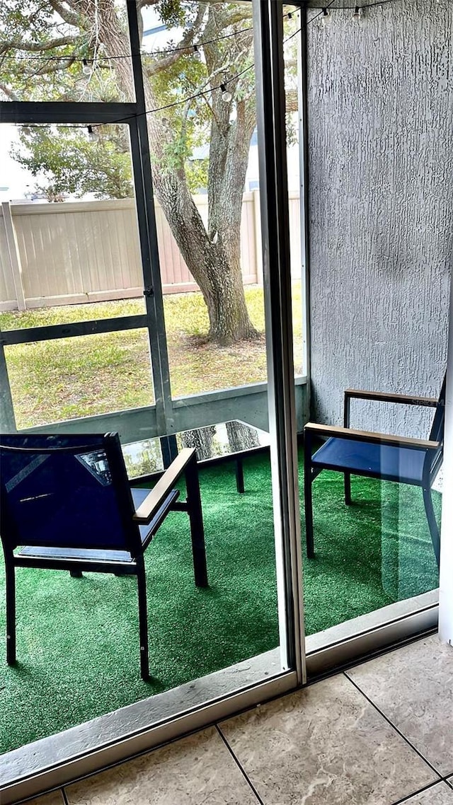 13140 Summerton Dr, Orlando, FL 32824 - view of unfurnished sunroom