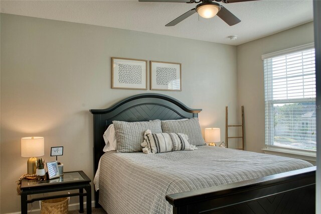 12327 Eagle Swoop Pl, Riverview, FL 33579 - bedroom with baseboards and ceiling fan