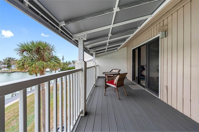 12360 Capri Cir N Unit 106, Treasure Island, FL 33706 - balcony with a water view