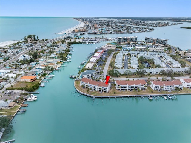 12360 Capri Cir N Unit 106, Treasure Island, FL 33706 - aerial view of a large body of water