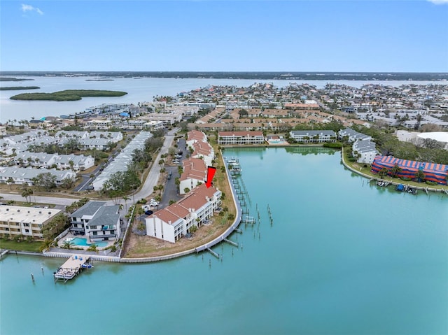 12360 Capri Cir N Unit 106, Treasure Island, FL 33706 - bird's eye view of a large body of water