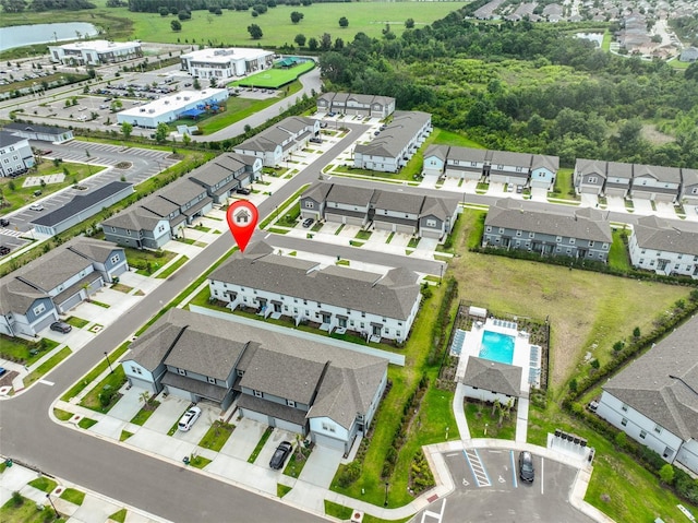 7709 Imagination Pl, Wesley Chapel, FL 33545 - aerial view of residential area