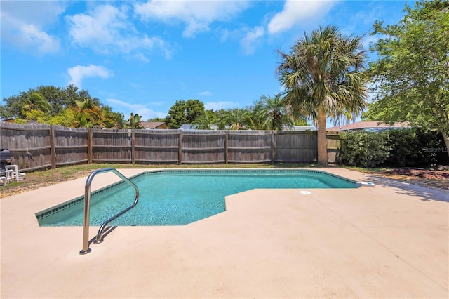 204 Cove Ct, Clearwater, FL 33756 - view of pool featuring a patio area and a fenced backyard