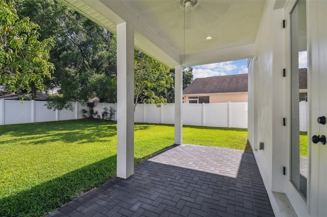 807 W Kentucky Ave, Tampa, FL 33603 - view of patio / terrace featuring ceiling fan