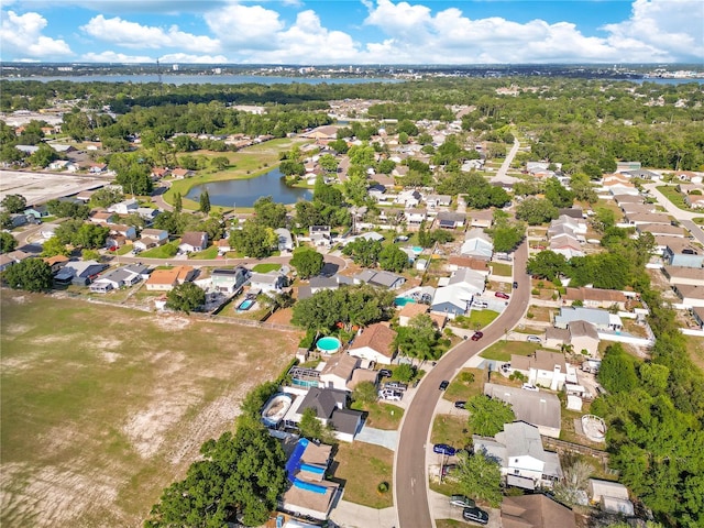 728 Waterbridge Dr, Winter Haven, FL 33880 - aerial overview of property's location featuring a large body of water and nearby suburban area