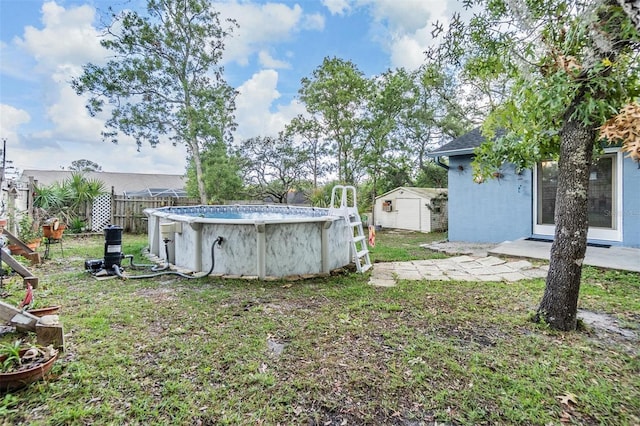 2308 Rio Cir, Spring Hill, FL 34608 - view of yard featuring a storage shed and an outbuilding