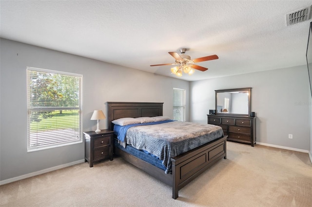 7103 Bridgeview Dr, Wesley Chapel, FL 33545 - bedroom with light carpet, multiple windows, and baseboards