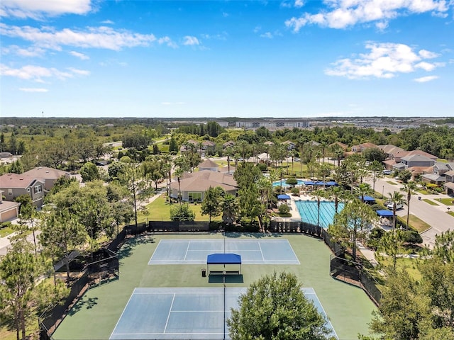 7103 Bridgeview Dr, Wesley Chapel, FL 33545 - drone / aerial view of a pool area