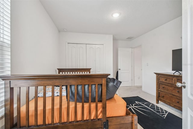 14282 Coronado Dr, Spring Hill, FL 34609 - carpeted bedroom featuring a closet