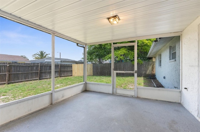 7215 San Moritz Dr, Port Richey, FL 34668 - view of unfurnished sunroom
