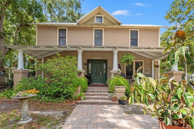 1001 E Crawford St, Tampa, FL 33604 - view of front of home featuring a porch
