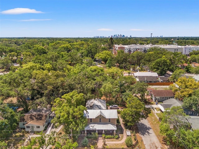 1001 E Crawford St, Tampa, FL 33604 - aerial view of a heavily wooded area