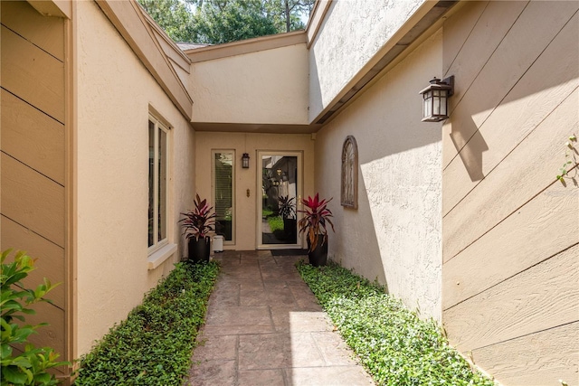 3071 Bolt Dr, Palm Harbor, FL 34685 - entrance to property with stucco siding