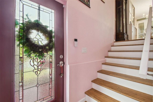 3227 Rose Arbor Dr, Hernando Beach, FL 34607 - foyer entrance with stairway