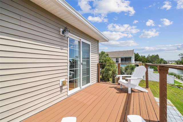 3227 Rose Arbor Dr, Hernando Beach, FL 34607 - view of deck