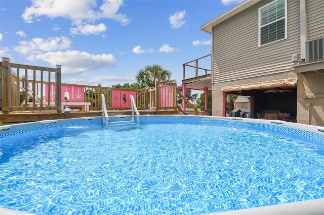 3227 Rose Arbor Dr, Hernando Beach, FL 34607 - view of outdoor pool