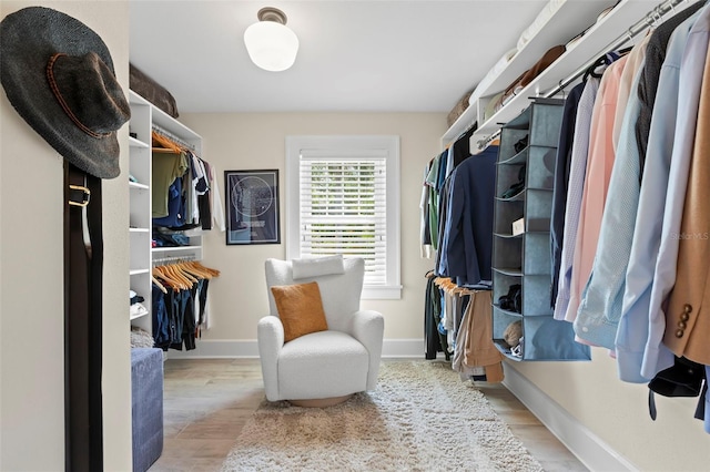 455 18th Ave NE, Saint Petersburg, FL 33704 - walk in closet featuring wood finished floors