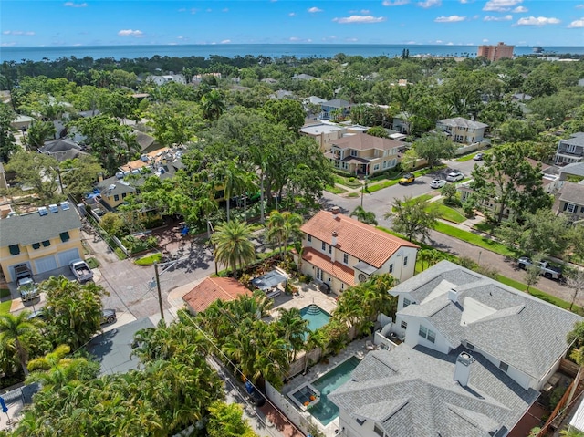 455 18th Ave NE, Saint Petersburg, FL 33704 - aerial view of residential area with a nearby body of water