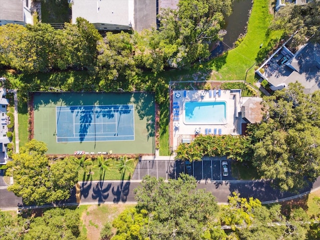 5729 Calais Blvd N Unit 6, Saint Petersburg, FL 33714 - aerial view of a pool
