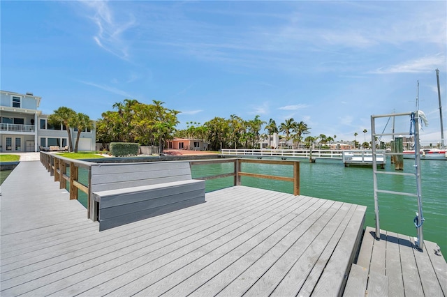 7115 Bay St, St Pete Beach, FL 33706 - dock featuring a water view