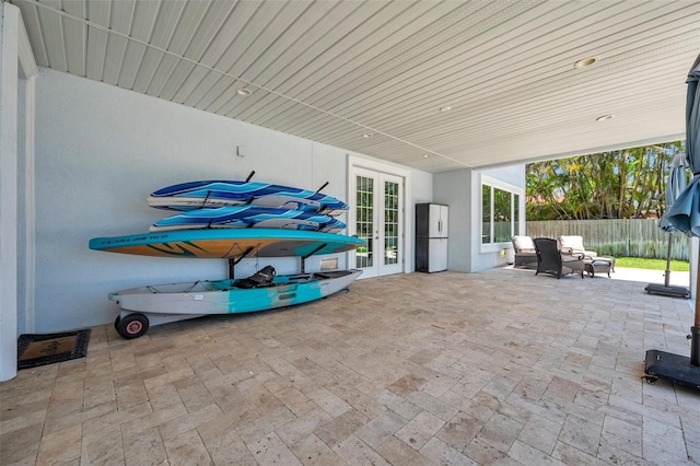 7115 Bay St, St Pete Beach, FL 33706 - view of patio / terrace with french doors