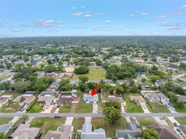 2270 Amherst Ave, Spring Hill, FL 34609 - aerial perspective of suburban area