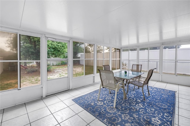 2270 Amherst Ave, Spring Hill, FL 34609 - sunroom / solarium featuring healthy amount of natural light and outdoor dining space