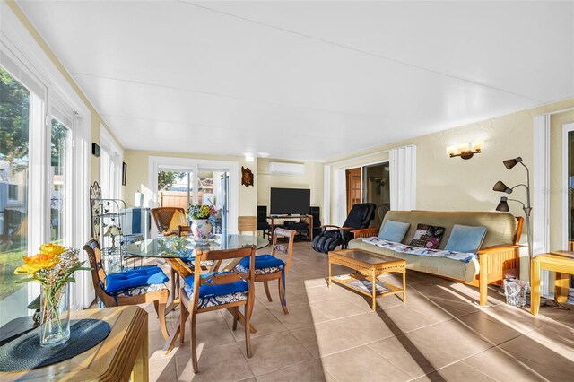 700 Bowsprit Pl, Palm Harbor, FL 34685 - sunroom / solarium featuring an AC wall unit