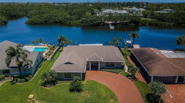 671 Tallahassee Dr NE, Saint Petersburg, FL 33702 - aerial view of property and surrounding area featuring a large body of water