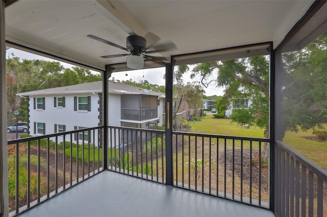 13125 Wilcox Rd Unit 16202, Largo, FL 33774 - balcony with a ceiling fan