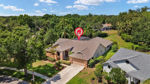 3922 Cedar Cay Cir, Valrico, FL 33596 - view of subject property featuring a heavily wooded area