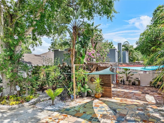 536 Ave G SE, Winter Haven, FL 33880 - view of patio / terrace with fence