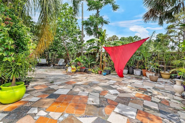 536 Ave G SE, Winter Haven, FL 33880 - view of patio / terrace featuring a fenced backyard
