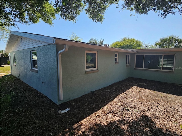 view of property exterior featuring stucco siding
