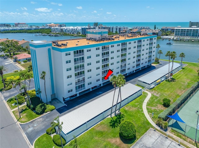 10216 Regal Dr Unit 208, Largo, FL 33774 - drone / aerial view of apartment complex / building and a large body of water