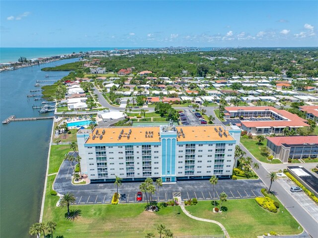 10216 Regal Dr Unit 208, Largo, FL 33774 - drone / aerial view of a large body of water and apartment complex