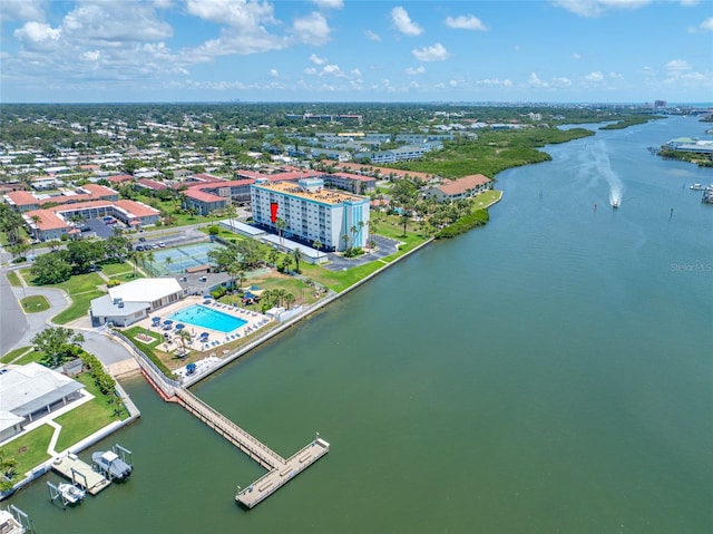 10216 Regal Dr Unit 208, Largo, FL 33774 - bird's eye view of a nearby body of water