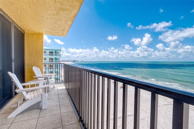 14146 Gulf Blvd Unit 4B, Madeira Beach, FL 33708 - balcony with view of water and beach