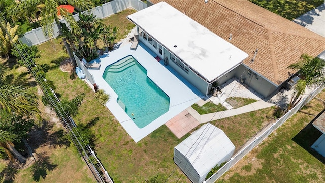 1530 Picardy Cir, Clearwater, FL 33755 - view of subject property with a pool area