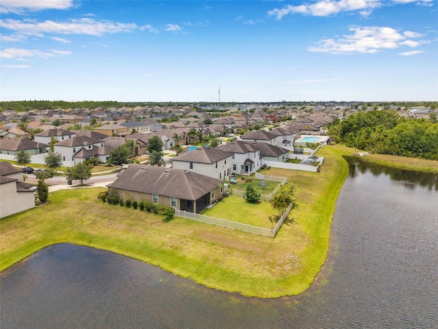 11878 Thicket Wood Dr, Riverview, FL 33579 - aerial perspective of suburban area with a large body of water