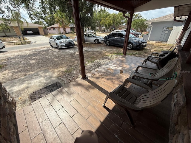 view of deck