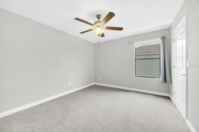 1028 Oliveto Verdi Ct, Brandon, FL 33511 - carpeted empty room featuring a ceiling fan and baseboards