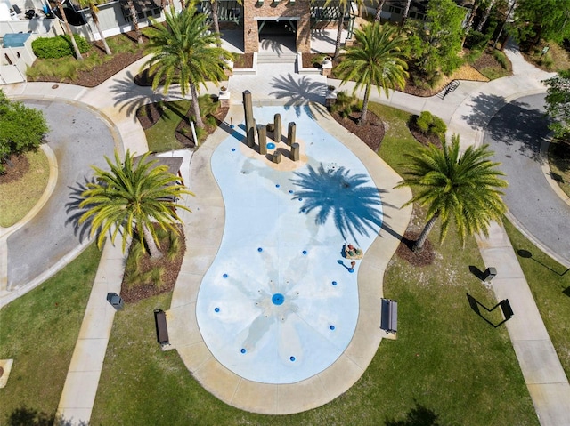 1844 Odiorne Point Ln, Wesley Chapel, FL 33543 - aerial view of a pool