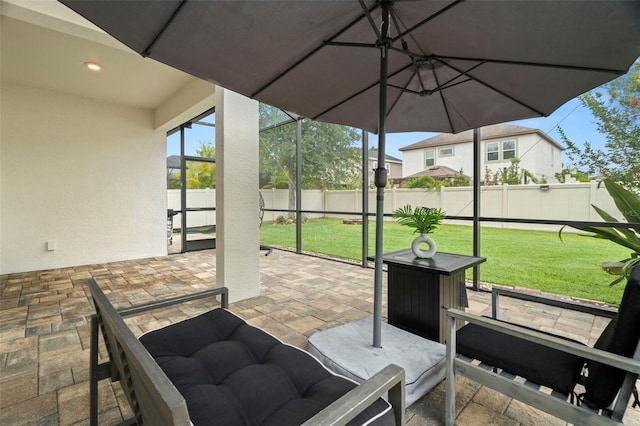 1844 Odiorne Point Ln, Wesley Chapel, FL 33543 - view of sunroom