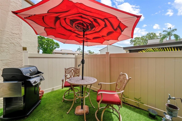 9209 Seminole Blvd Unit 156, Seminole, FL 33772 - view of patio / terrace with a grill