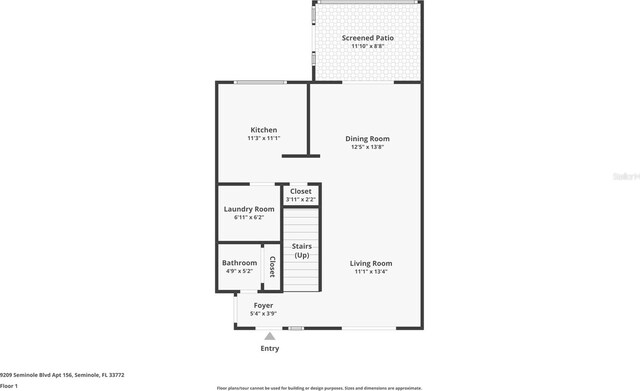 9209 Seminole Blvd Unit 156, Seminole, FL 33772 - property floor plan